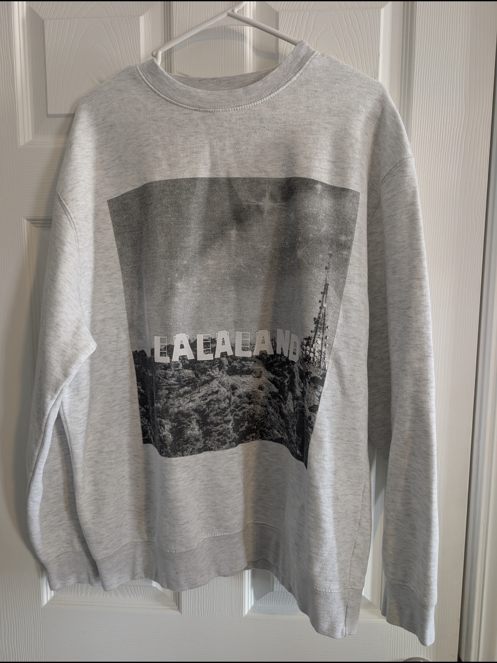 Dressed In LaLa Grey Graphic Crewneck Sweatshirt